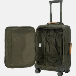Handbagage Koffers^Bric's X-Travel handbagage koffer 55 cm olive