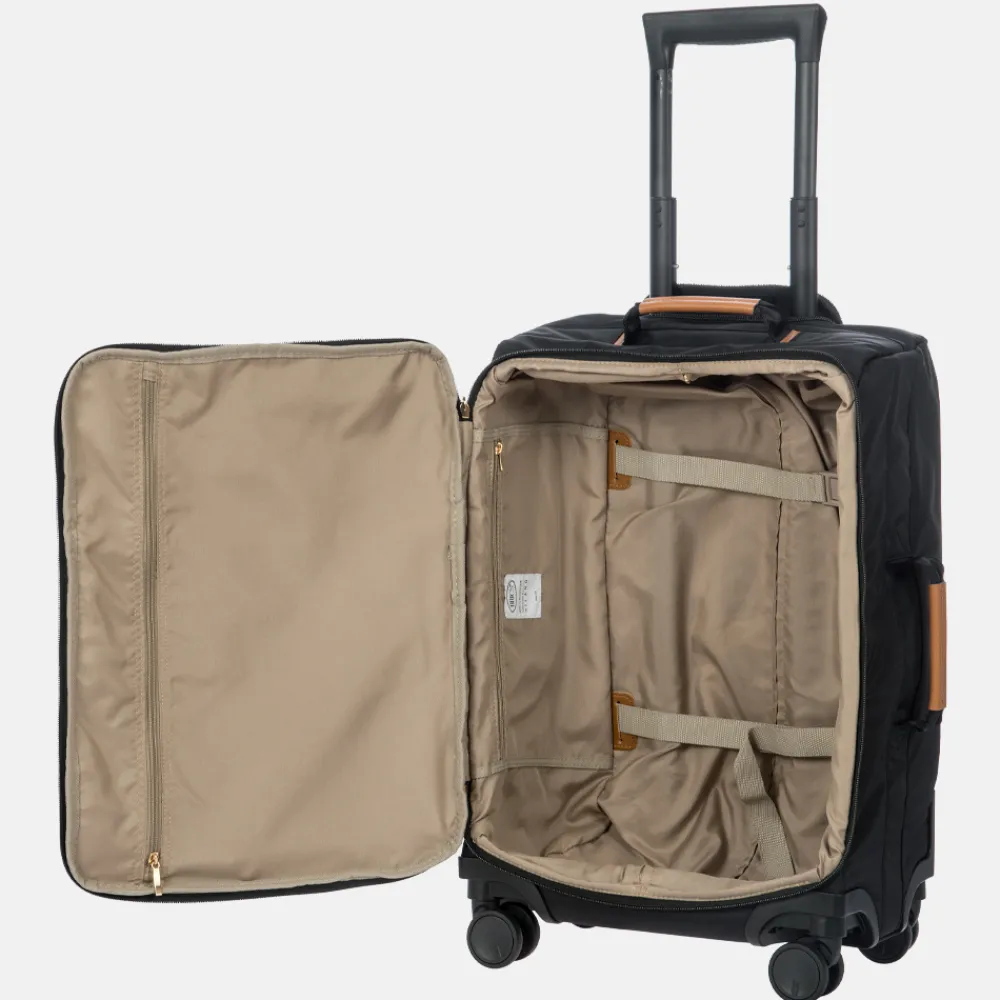 Handbagage Koffers^Bric's X-Travel handbagage koffer 55 cm nero