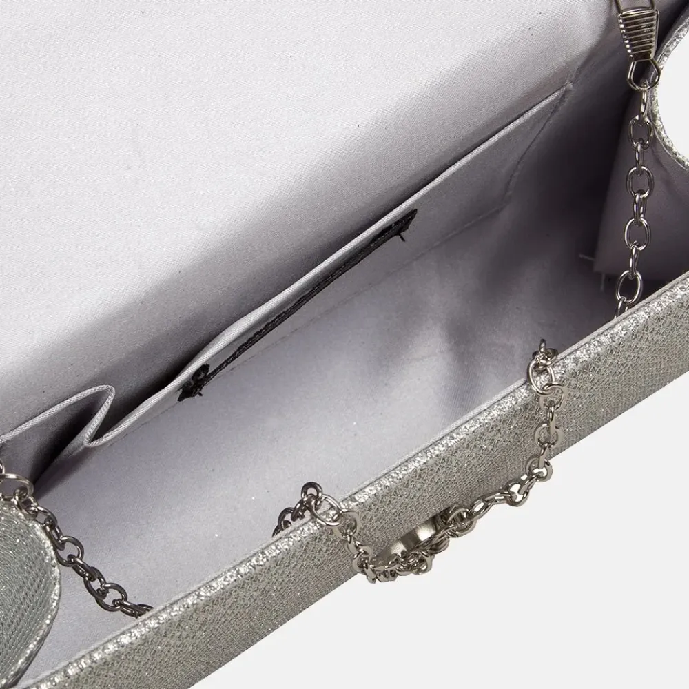 Clutches^Bulaggi clutch zilver
