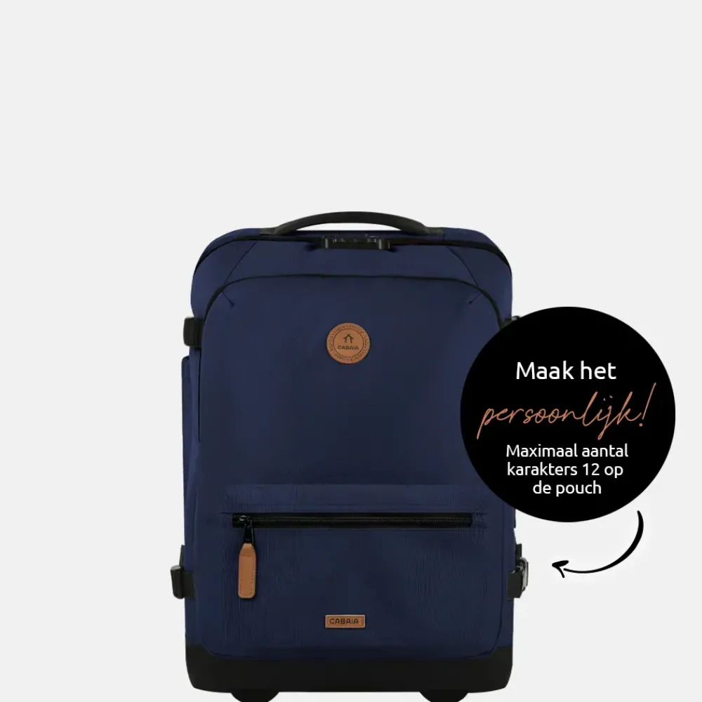 Handbagage Koffers^Cabaia Soft Suitcase handbagage koffer 55 cm reykjavik
