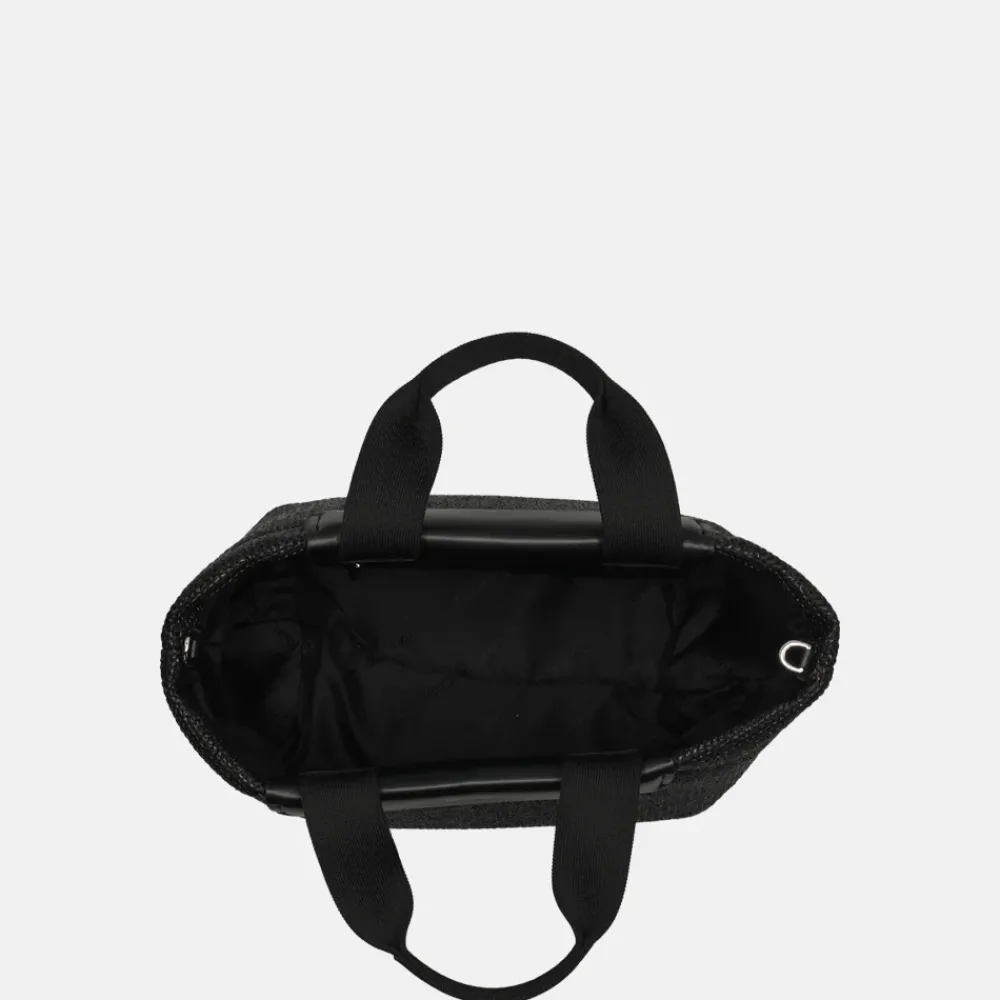 Handtassen^Calvin Klein Raffia handtas S black