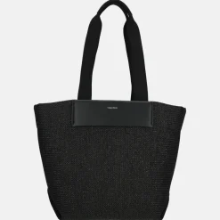 Shoppers^Calvin Klein Raffia shopper M black