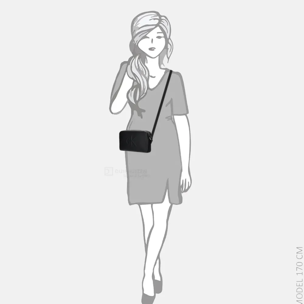 Crossbody Tassen^Calvin Klein Sculpted crossbody tas black