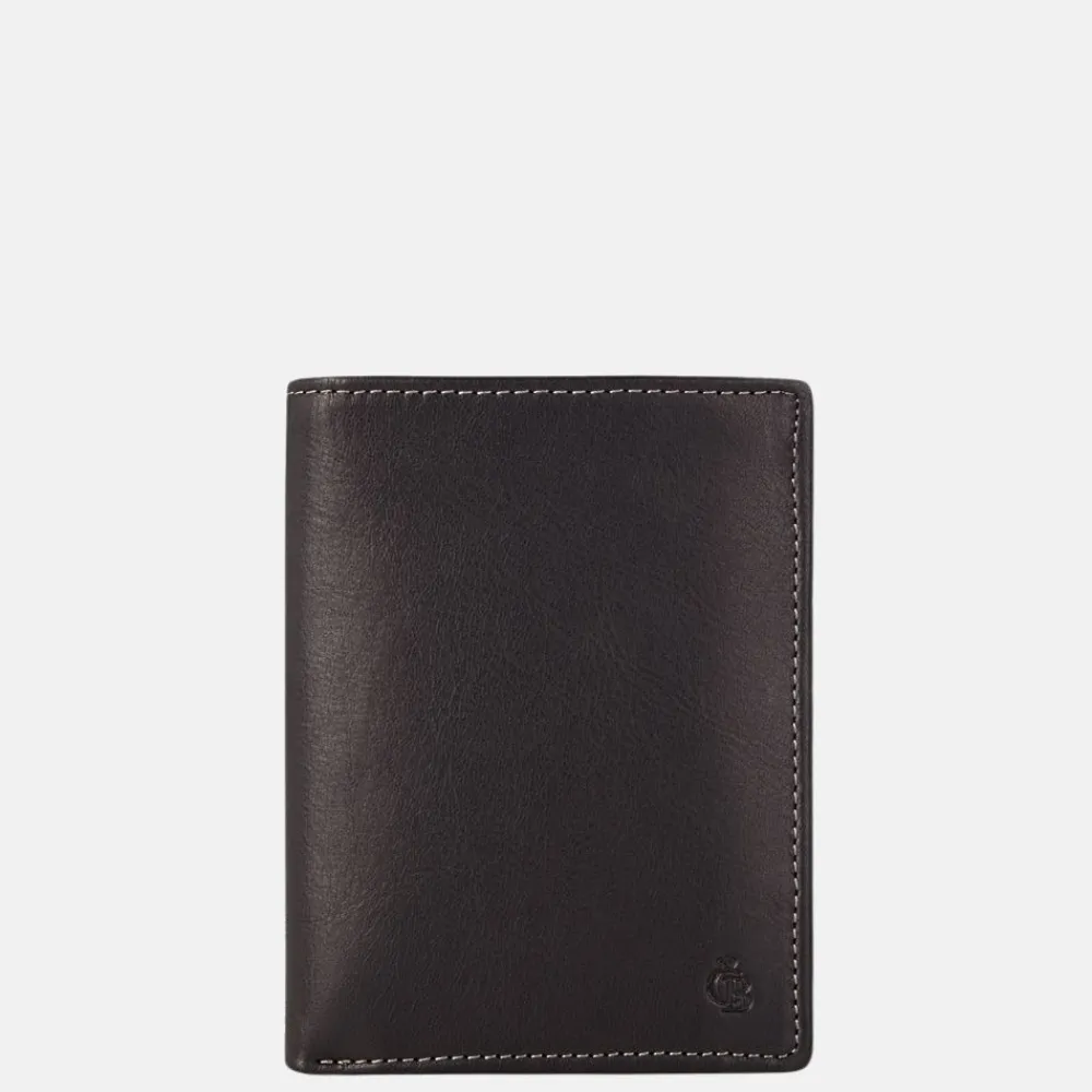 Heren Portemonnees | Gepersonaliseerde Portemonnees^Castelijn en Beerens Castelijn & Beerens billfold staand Canyon zwart