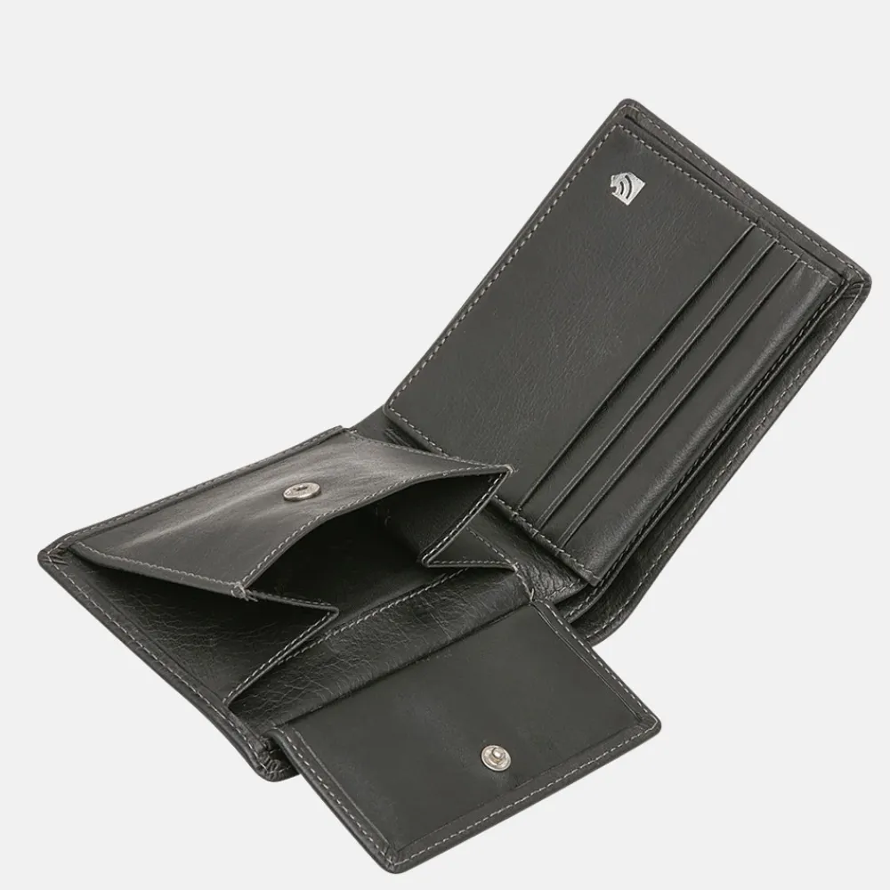 Heren Portemonnees | Gepersonaliseerde Portemonnees^Castelijn en Beerens Castelijn & Beerens billfold Canyon zwart