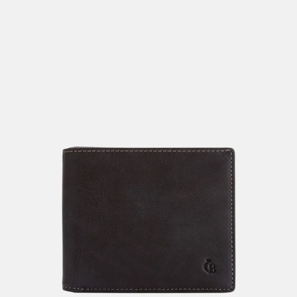 Heren Portemonnees | Gepersonaliseerde Portemonnees^Castelijn en Beerens Castelijn & Beerens Canyon billfold zwart