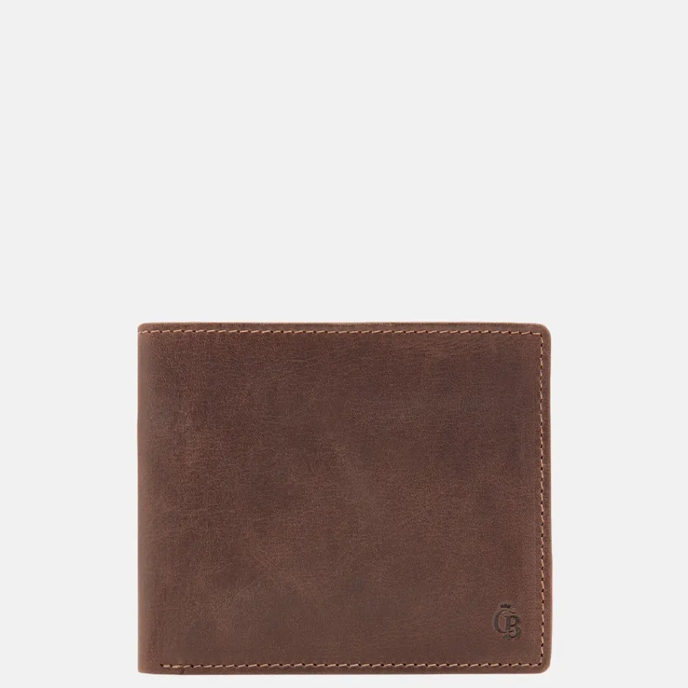 Heren Portemonnees | Gepersonaliseerde Portemonnees^Castelijn en Beerens Castelijn & Beerens Canyon billfold mocca