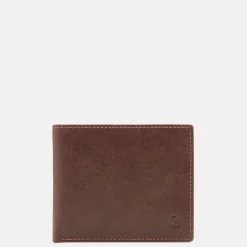 Heren Portemonnees | Gepersonaliseerde Portemonnees^Castelijn en Beerens Castelijn & Beerens Canyon Billfold mocca