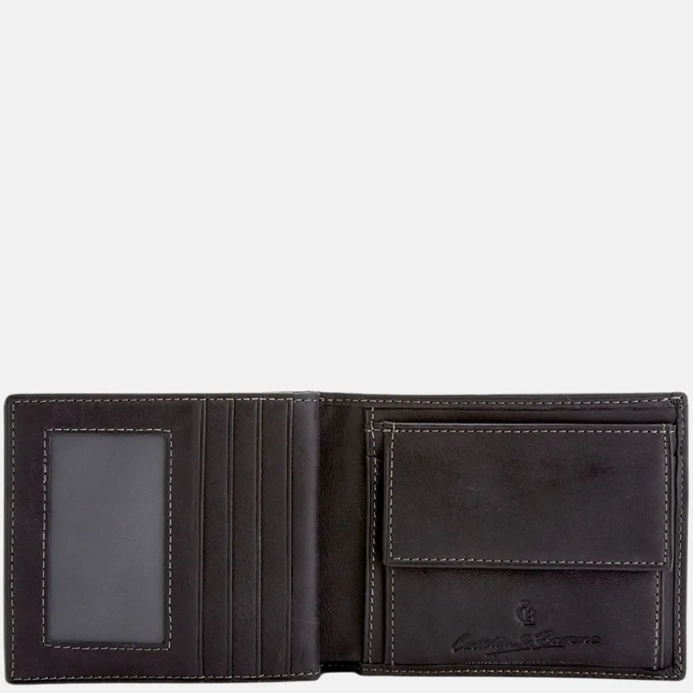 Heren Portemonnees | Gepersonaliseerde Portemonnees^Castelijn en Beerens Castelijn & Beerens Canyon billfold zwart