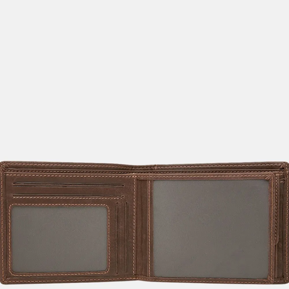 Heren Portemonnees | Gepersonaliseerde Portemonnees^Castelijn en Beerens Castelijn & Beerens Canyon billfold mocca
