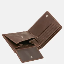 Heren Portemonnees | Gepersonaliseerde Portemonnees^Castelijn en Beerens Castelijn & Beerens Canyon billfold mocca