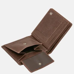 Heren Portemonnees | Gepersonaliseerde Portemonnees^Castelijn en Beerens Castelijn & Beerens Canyon billfold mocca