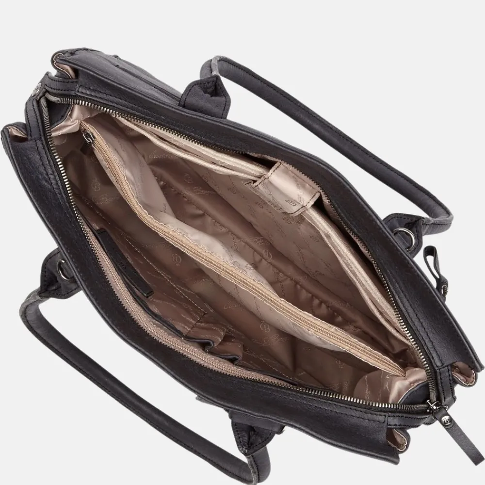 Dames Laptoptassen^Castelijn en Beerens Castelijn & Beerens Carisma laptoptas 15.6 inch zwart