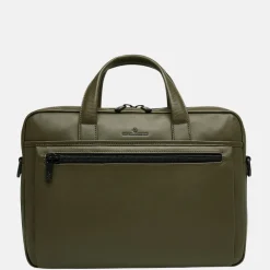 Heren Laptoptassen^Castelijn en Beerens Castelijn & Beerens Charlie laptoptas 15.6 inch dark militairy