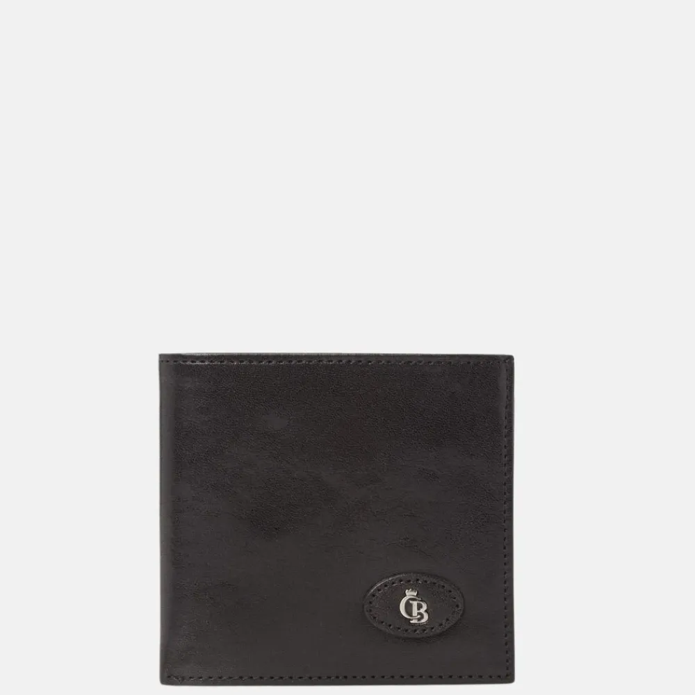 Heren Portemonnees^Castelijn en Beerens Castelijn & Beerens Gaucho Clic-clac billfold zwart