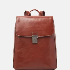 Laptop Rugzakken^Castelijn en Beerens Castelijn & Beerens Gaucho Guus rugzak 15.6 inch cognac