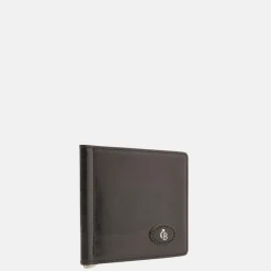 Heren Portemonnees^Castelijn en Beerens Castelijn & Beerens Gaucho Dollarclip portemonnee zwart