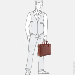 Heren Laptoptassen^Castelijn en Beerens Castelijn & Beerens Gaucho Paul laptoptas 15.6 inch cognac