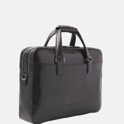 Heren Laptoptassen^Castelijn en Beerens Castelijn & Beerens Gaucho Paul laptoptas 15.6 inch zwart