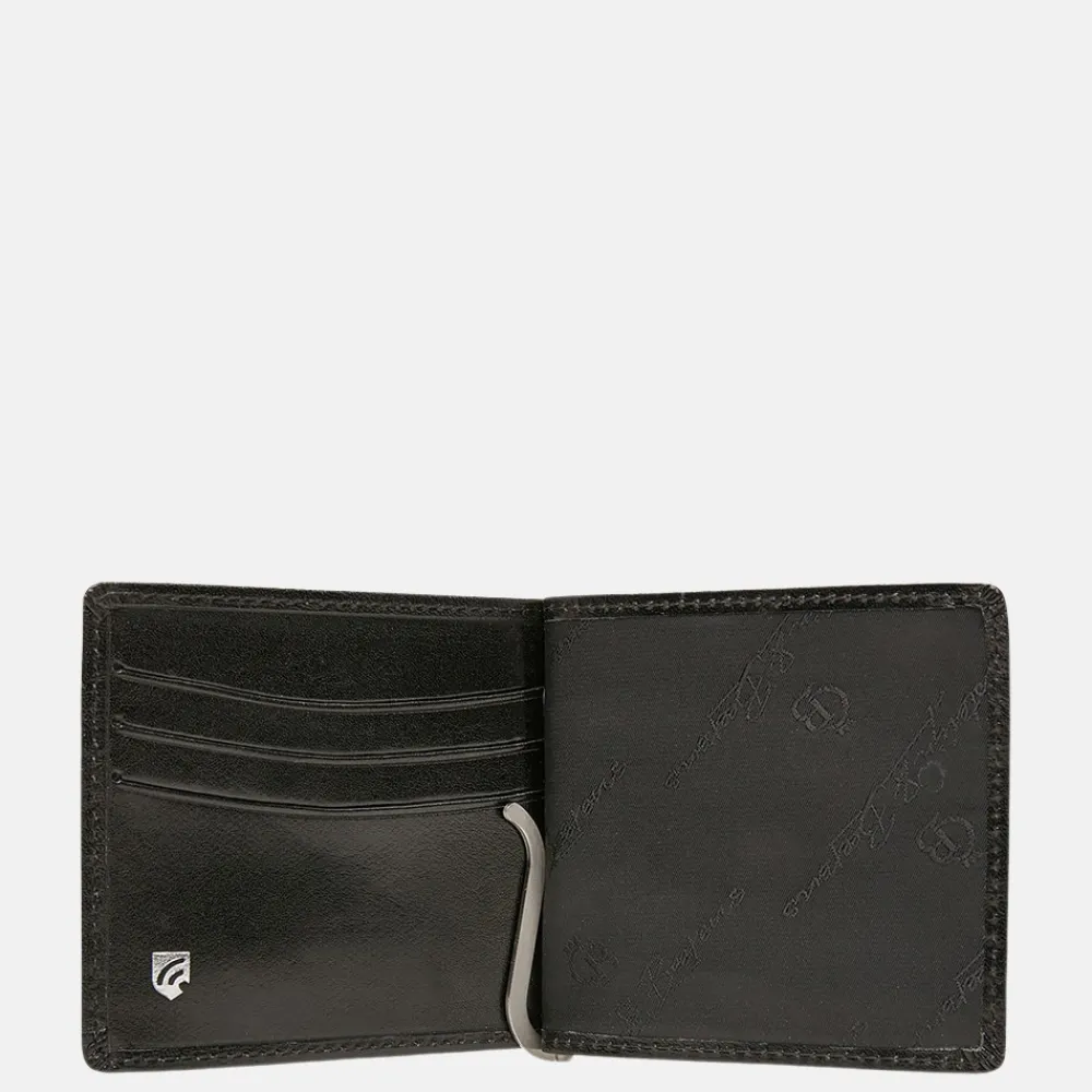 Heren Portemonnees^Castelijn en Beerens Castelijn & Beerens Gaucho Dollarclip portemonnee zwart