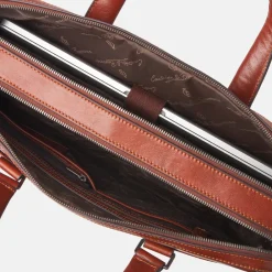 Heren Laptoptassen^Castelijn en Beerens Castelijn & Beerens Gaucho Paul laptoptas 15.6 inch cognac