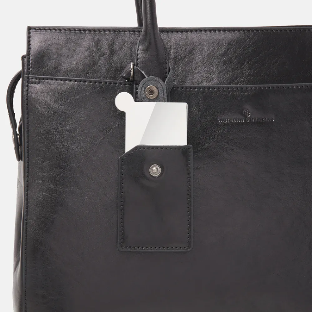 Dames Laptoptassen^Castelijn en Beerens Castelijn & Beerens Gaucho Ellen laptoptas 15.6 inch zwart