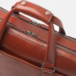 Heren Laptoptassen^Castelijn en Beerens Castelijn & Beerens Gaucho Paul laptoptas 15.6 inch cognac