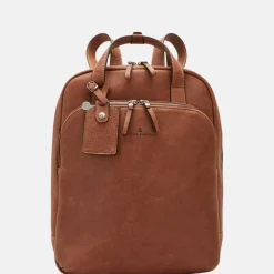 School Rugzakken | School Rugzakken^Castelijn en Beerens Castelijn & Beerens laptop rugzak Carisma 15.6 inch cognac