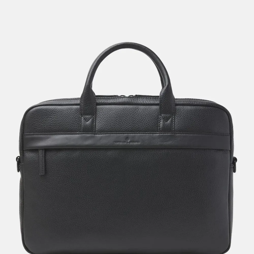 Heren Laptoptassen^Castelijn en Beerens Castelijn & Beerens Onyx Alpha laptoptas 15.6 inch zwart