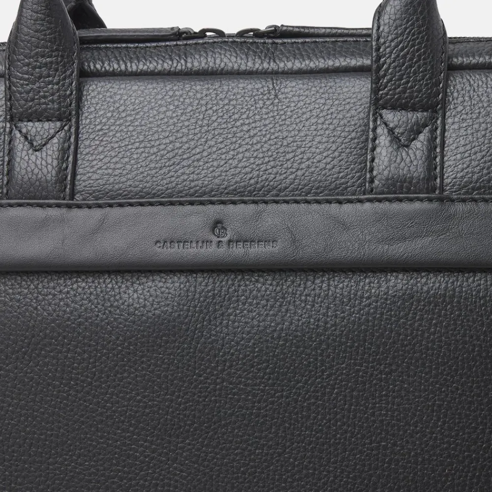 Heren Laptoptassen^Castelijn en Beerens Castelijn & Beerens Onyx Alpha laptoptas 15.6 inch zwart