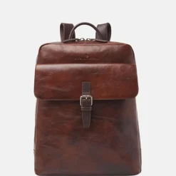 School Rugzakken | School Rugzakken^Castelijn en Beerens Castelijn & Beerens Rien laptoprugzak 15.6 inch cognac