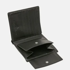 Heren Portemonnees | Gepersonaliseerde Portemonnees^Castelijn en Beerens Castelijn & Beerens Vita billfold zwart