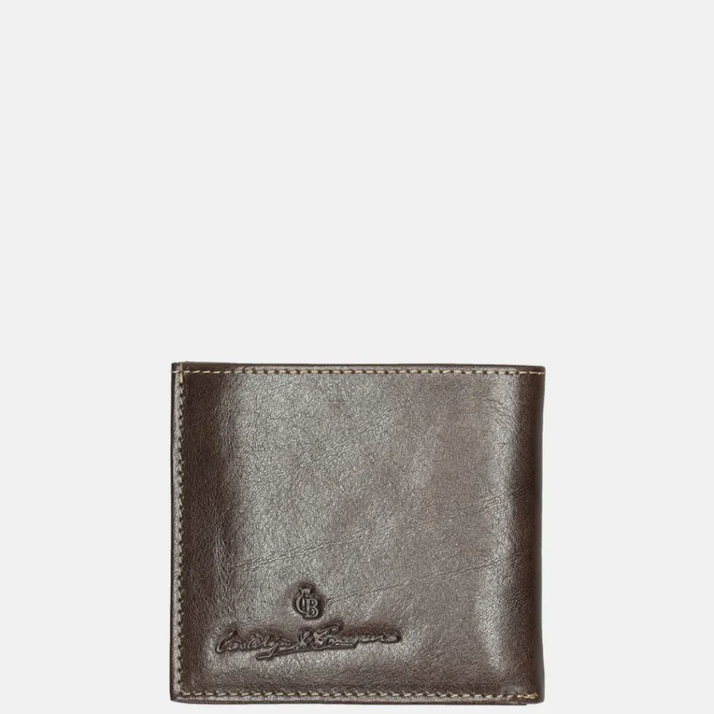 Heren Portemonnees^Castelijn en Beerens Gaucho Clic-clac billfold mocca
