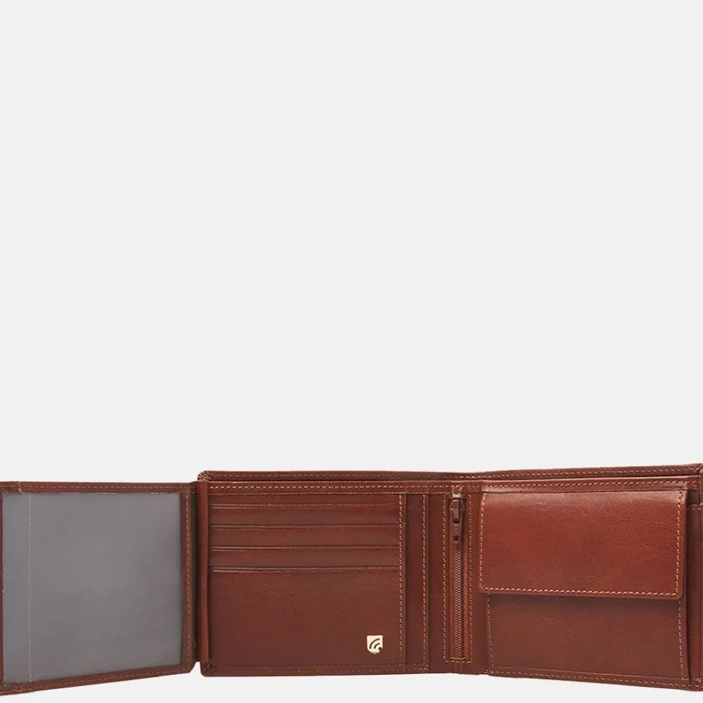 Heren Portemonnees | Gepersonaliseerde Portemonnees^Castelijn en Beerens Gaucho billfold cognac
