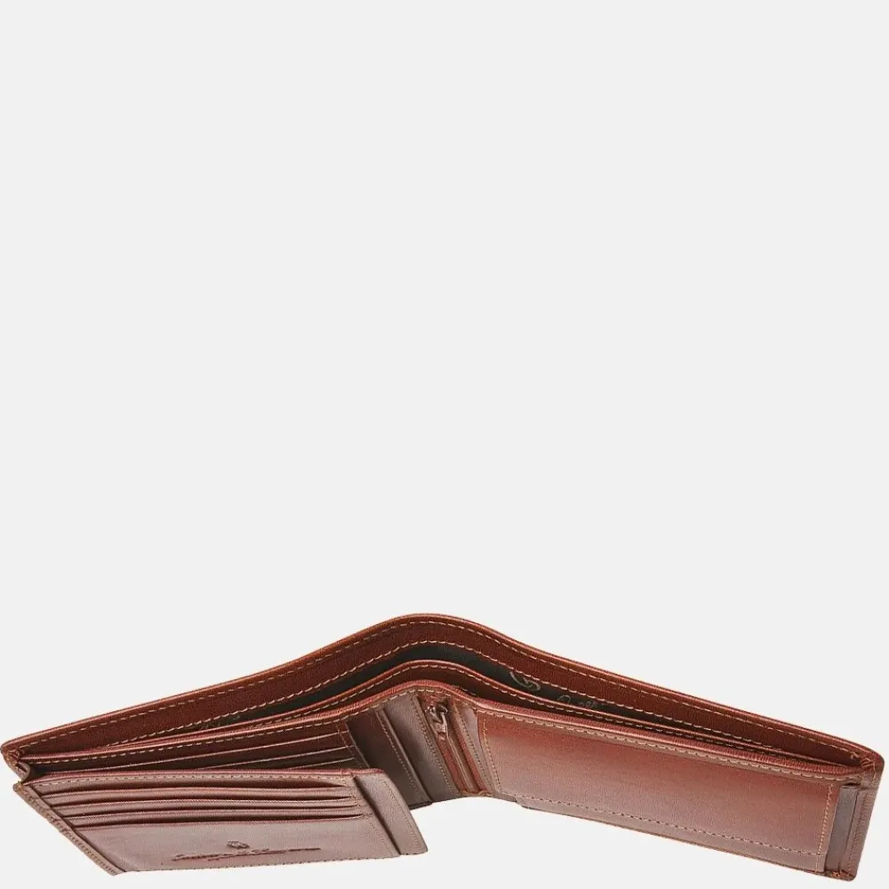 Heren Portemonnees | Gepersonaliseerde Portemonnees^Castelijn en Beerens Gaucho billfold cognac