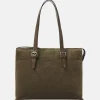 Dames Laptoptassen^Castelijn en Beerens laptoptas 15 inch dark military