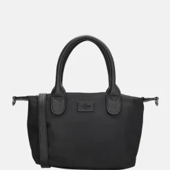 Handtassen^Charm London Buckingham Mono handtas zwart