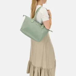 Shoppers^Charm London Buckingham Mono shopper M lichtgroen