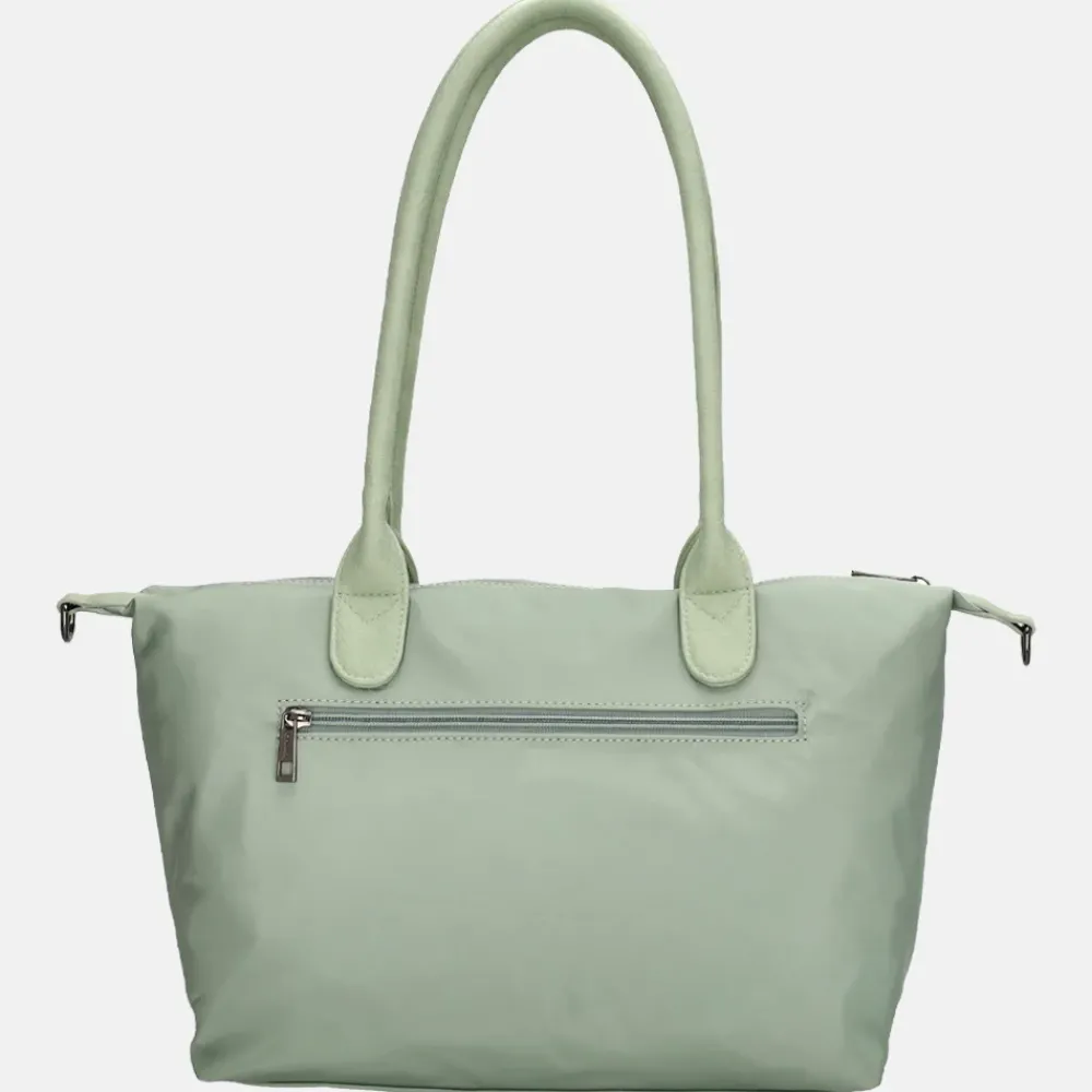 Shoppers^Charm London Buckingham Mono shopper M lichtgroen
