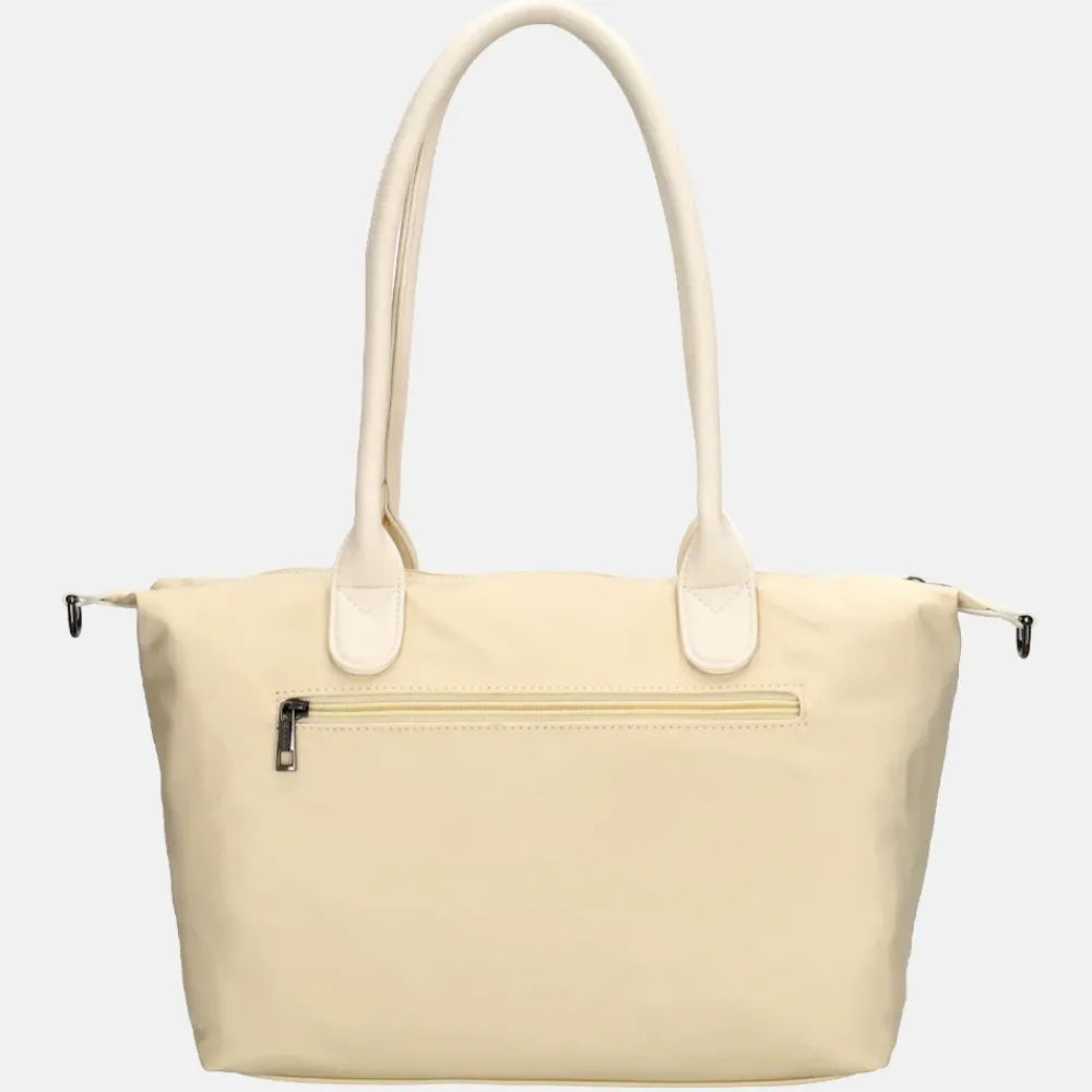 Shoppers^Charm London Buckingham Mono shopper M creme