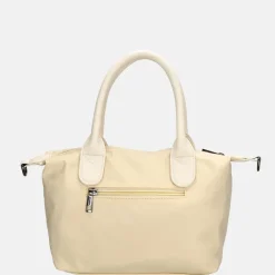 Handtassen^Charm London Buckingham Mono handtas creme