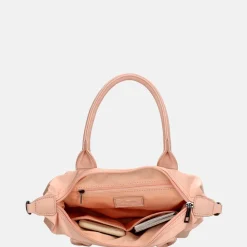 Handtassen^Charm London Buckingham Mono handtas lichtroze
