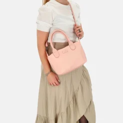 Handtassen^Charm London Buckingham Mono handtas lichtroze