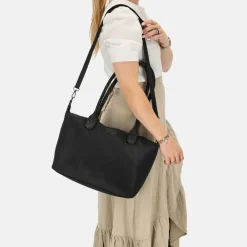 Shoppers^Charm London Buckingham Mono shopper M zwart