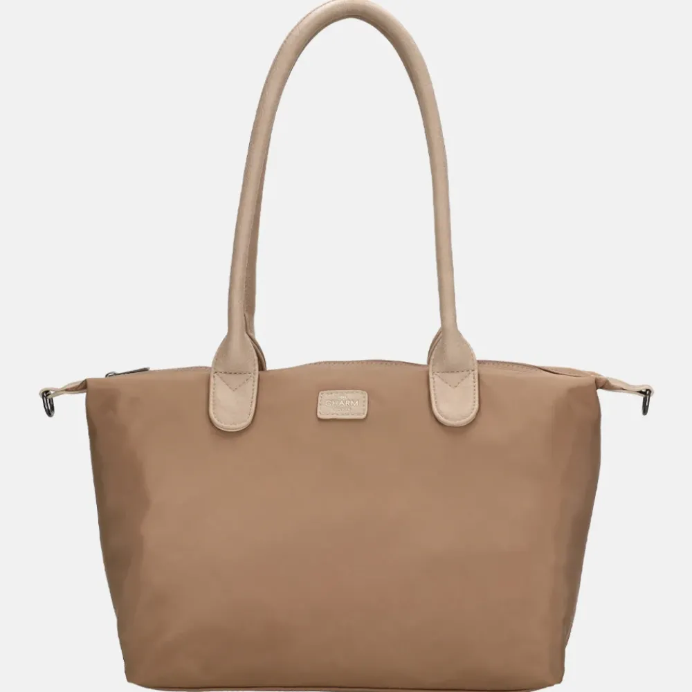 Shoppers^Charm London Buckingham Mono shopper M lichttaupe