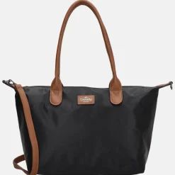 Shoppers^Charm London Buckingham shopper L zwart