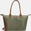 Shoppers^Charm London Buckingham shopper L olijfgroen