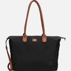 Schoolhandtassen | Dames Laptoptassen^Charm London Buckingham shopper met 15.6 inch laptopvak L zwart