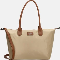 Shoppers^Charm London Buckingham shopper L zand