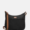Schoudertassen^Charm London Buckingham schoudertas zwart